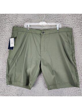 Jachs Shorts Mens 44 Olive Green Stretch High Rise Performance *NWT*